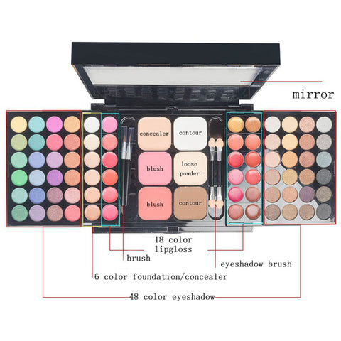 Glitter Eyeshadow waterproof palette