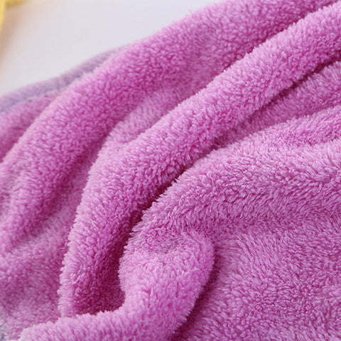 Coral Fleece Fingertip Towel