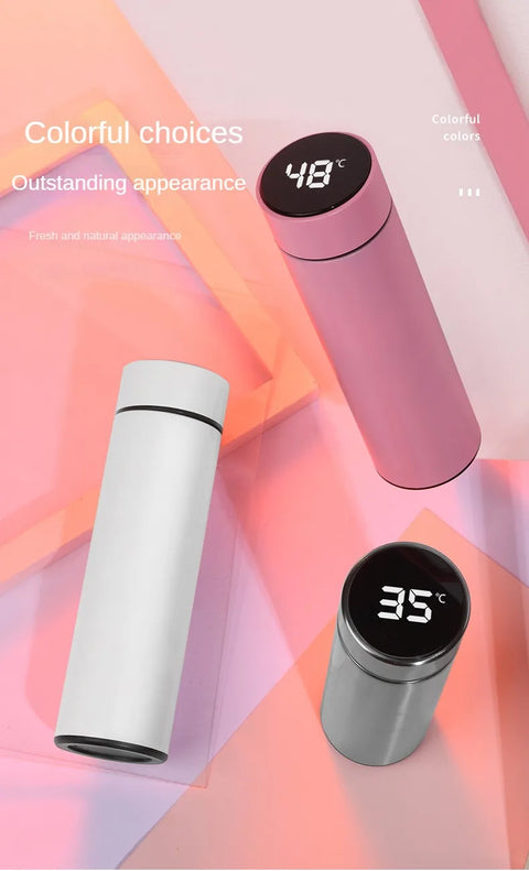 Thermos Bottle with Digital Temperature