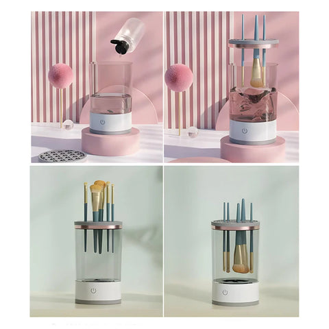 USB Plug Portable Electric Makeup Brush Cleaner
