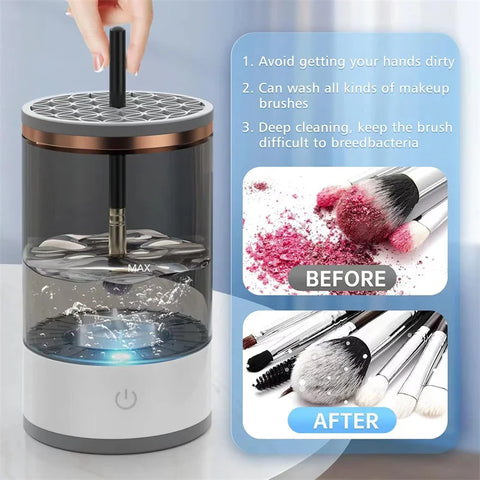 USB Plug Portable Electric Makeup Brush Cleaner